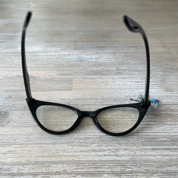 NEW Retro Cat Eye Glasses in Black - Costume, Cosplay, Prescription - Picture 2 of 5